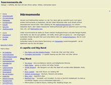 Tablet Screenshot of hoermomente.de